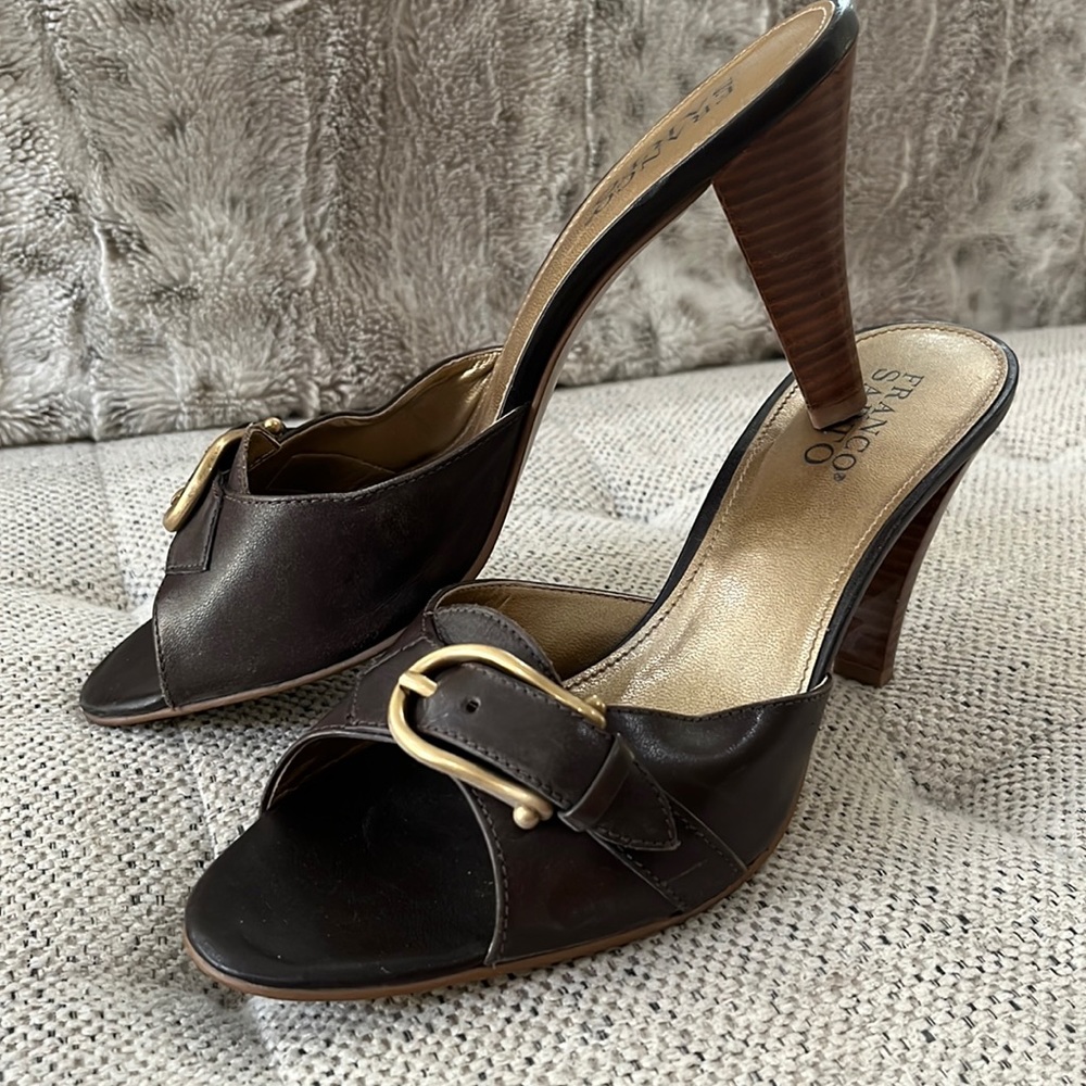 Franco Sarto stacked heel